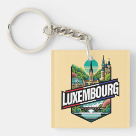 Luxembourg Europe Sleutelhanger