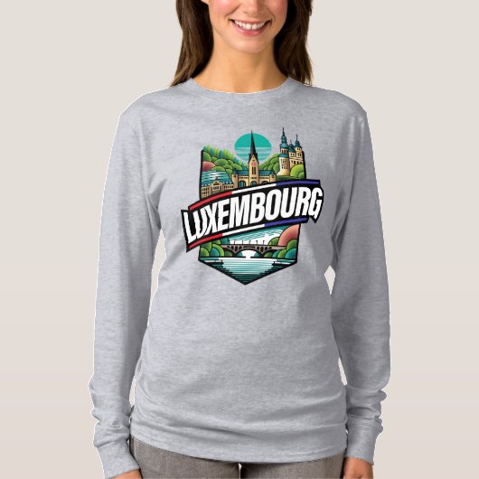 Luxembourg Europe T-shirt (Voorkant)