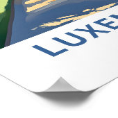 Luxembourg Europe Travel Print (Hoek)