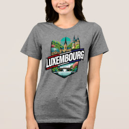 Luxembourg Europe Tri-Blend Shirt