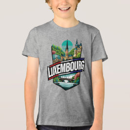 Luxembourg Europe Tri-Blend Shirt