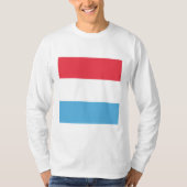 Luxembourg Flag Emblem T-shirt (Voorkant)