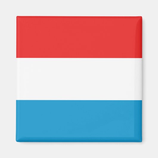 Luxembourg Flag Magnet (Voorkant)