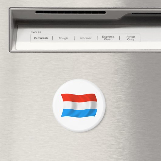 Luxembourg Flag Magnet (Insitu (Vaatwasser))