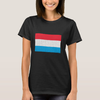 Luxembourg Flag Vintage Luxembourgish Pride Letzeb T-shirt
