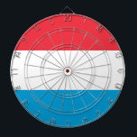 Luxembourg - Lëtzebuerg - Luxemburg Dartbord<br><div class="desc">Luxemburg Flagge - Lëtzebuerger Fändel</div>