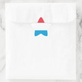 Luxembourg - Lëtzebuerg - Luxemburg Ster Sticker (Tas)