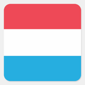 Luxembourg - Lëtzebuerg - Luxemburg Vierkante Sticker
