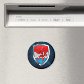Luxembourg Metallic Emblem Magneet (Insitu (Vaatwasser))