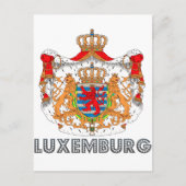 Luxembourger Emblem Briefkaart (Voorkant)
