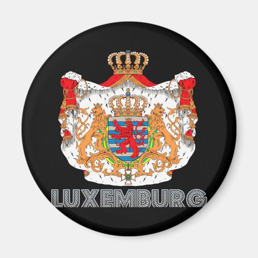 Luxembourger Emblem Magneet (Voorkant)
