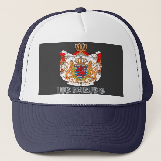 Luxembourger Emblem Trucker Pet (Voorkant)