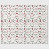 Luxembourgish Merry Kerstmis, Schéi Chrëschtdeeg Cadeaupapier (Vlak)
