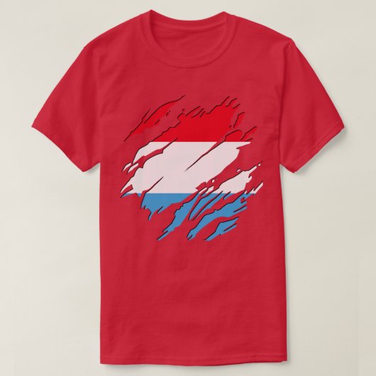 Luxemburg Altijd T-shirt (Design voorkant)