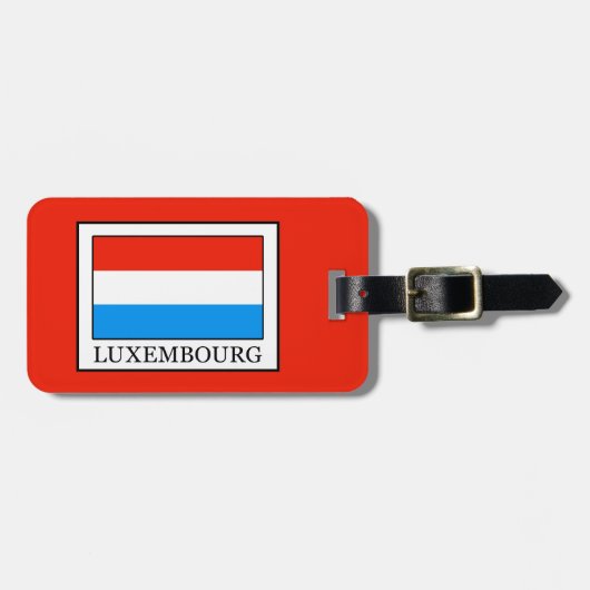 Luxemburg Bagagelabel (Voorkant horizontaal)
