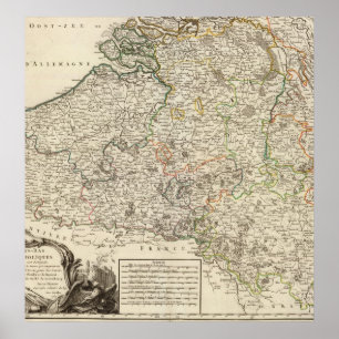 Luxemburg, België Poster