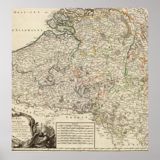 Luxemburg, België Poster (Voorkant)