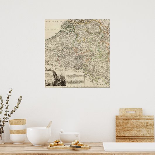 Luxemburg, België Poster (Keuken)