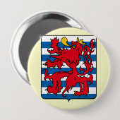 Luxemburg, België Ronde Button 4,0 Cm (Voorkant /achterkant)