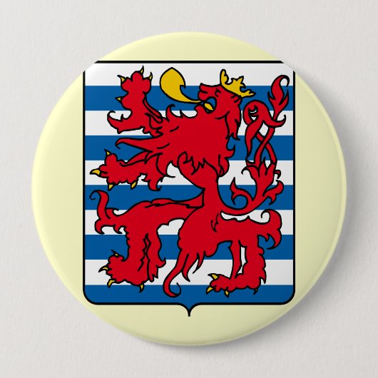 Luxemburg, België Ronde Button 4,0 Cm (Voorkant)