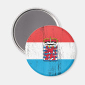 Luxemburg (Belgisch) Magneet (Voorkant / Achterkant)