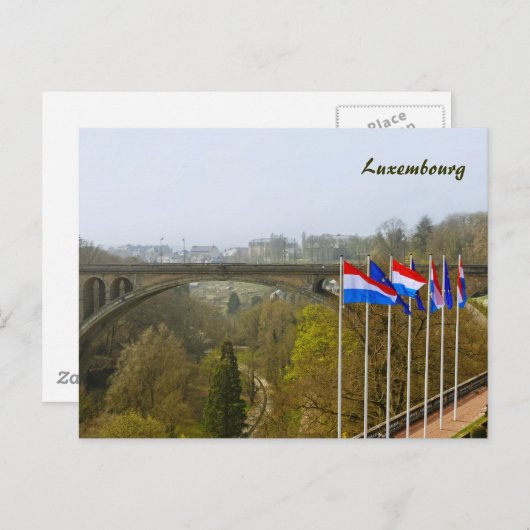 Luxemburg Briefkaart (Voorkant / Achterkant)