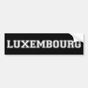Luxemburg Bumpersticker