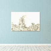 Luxemburg Canvas Afdruk (Insitu (Houten vloer))