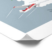 Luxemburg Cartoon Map Poster (Hoek)