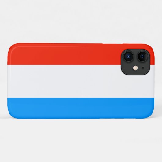 Luxemburg Case-Mate iPhone Case (Achterkant (horizontaal))