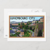 Luxemburg City Briefkaart (Voorkant / Achterkant)