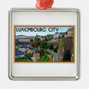 Luxemburg City Metalen Ornament