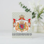 Luxemburg Coat of Arms Briefkaart (Staand voorkant)