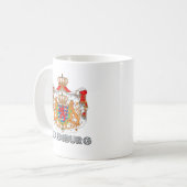 Luxemburg Coat of Arms Koffiemok (Voorkant links)