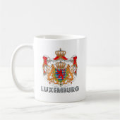 Luxemburg Coat of Arms Koffiemok (Links)