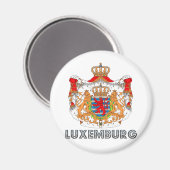 Luxemburg Coat of Arms Magneet (Voorkant / Achterkant)