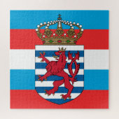 luxemburg embleem legpuzzel (Horizontaal)