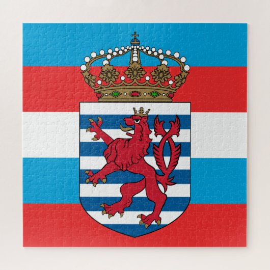 luxemburg embleem legpuzzel (Horizontaal)