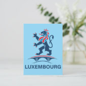 Luxemburg Europa Briefkaart (Staand voorkant)
