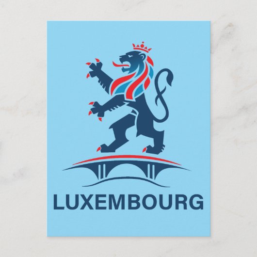 Luxemburg Europa Briefkaart (Voorkant)