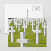 Luxemburg, Hamm. Amerikaanse militaire begraafplaa Briefkaart (Voorkant / Achterkant)