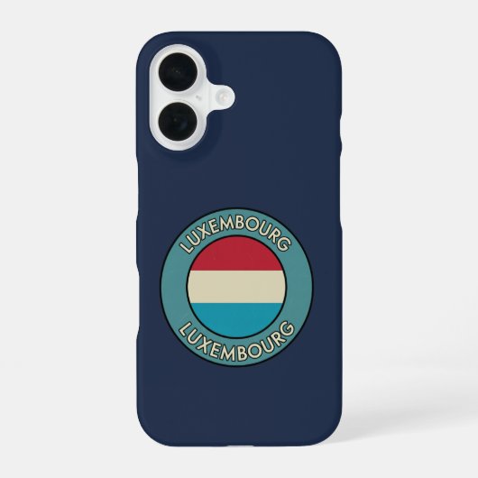 Luxemburg iPhone 16 Hoesje (Achterkant)