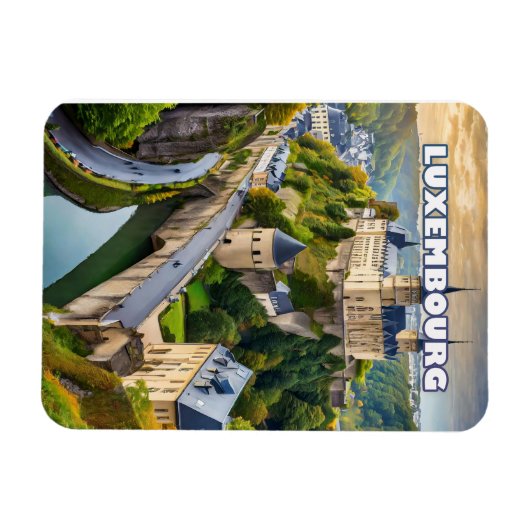 Luxemburg, joyau tussen valleien en heuvels magneet (Horizontaal)