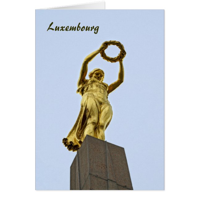 Luxemburg Kaart (Voorkant)