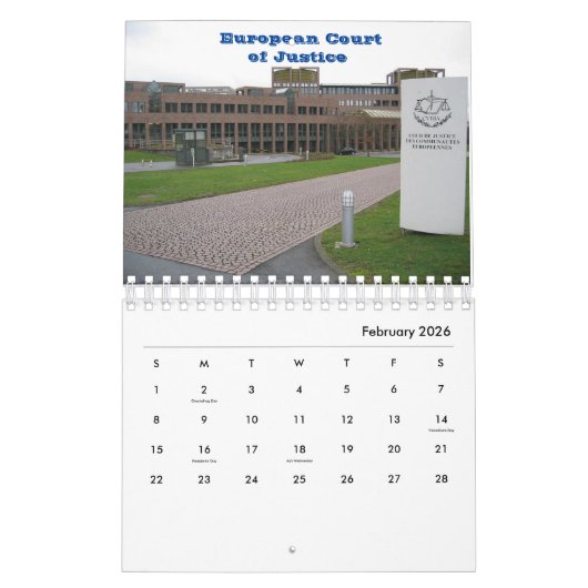 Luxemburg Kalender (Feb 2026)