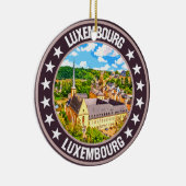Luxemburg Keramisch Ornament (Rechts)