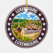 Luxemburg Keramisch Ornament (Voorkant)