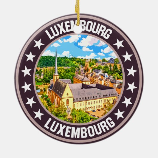 Luxemburg Keramisch Ornament (Achterkant)