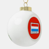 Luxemburg Keramische Bal Ornament (Links)