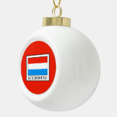 Luxemburg Keramische Bal Ornament (Rechts)